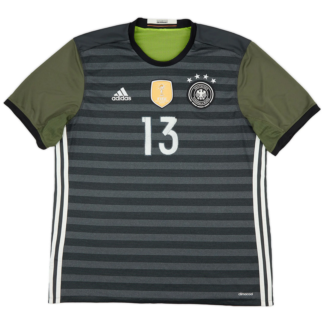 Müller #13 Retro Germany Away Jersey 2016 - minejerseys