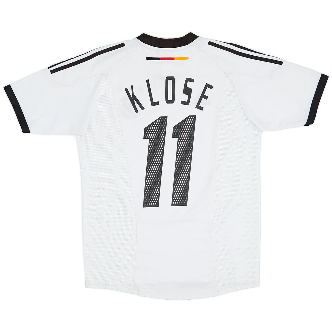 KLOSE #11 Retro Germany Home Jersey World Cup 2002 - minejerseys