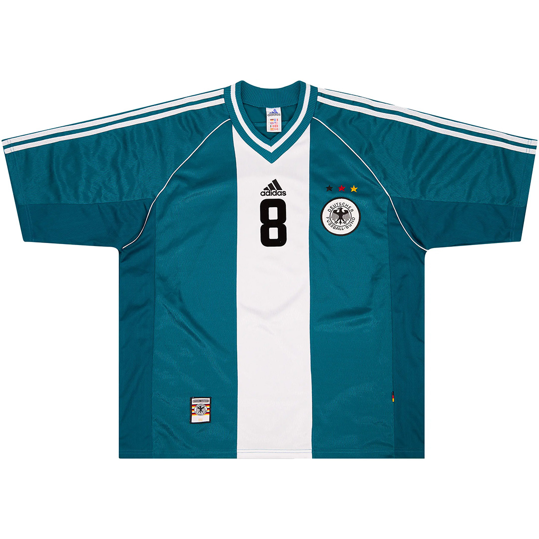 MATTHÄUS #8 Germany Away Retro Jersey World Cup 1998 - minejerseys