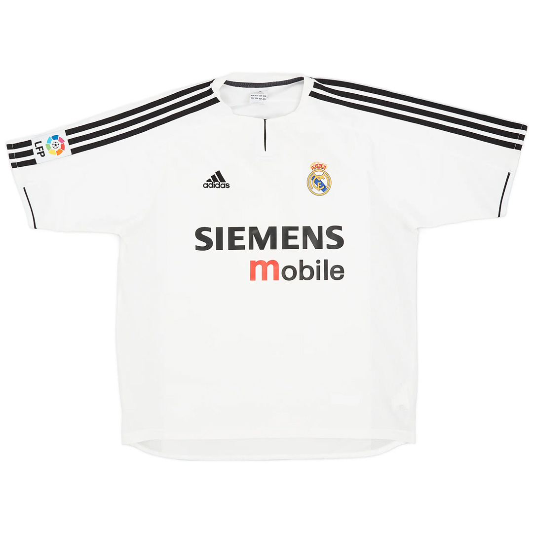 Zidane #5 Retro Real Madrid Home Jersey 2003/04 - minejerseys