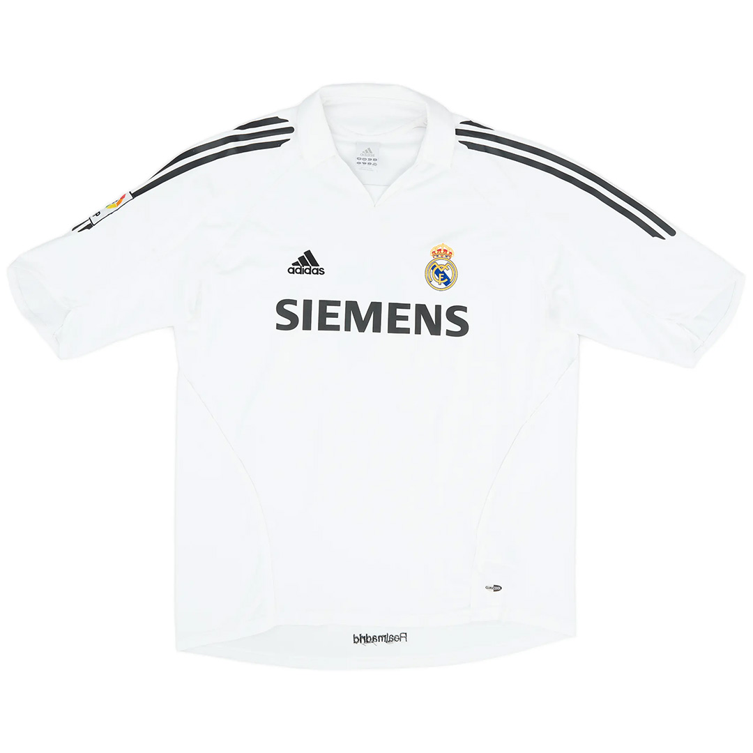 Zidane #5 Retro Real Madrid Home Jersey 2005/06 - minejerseys