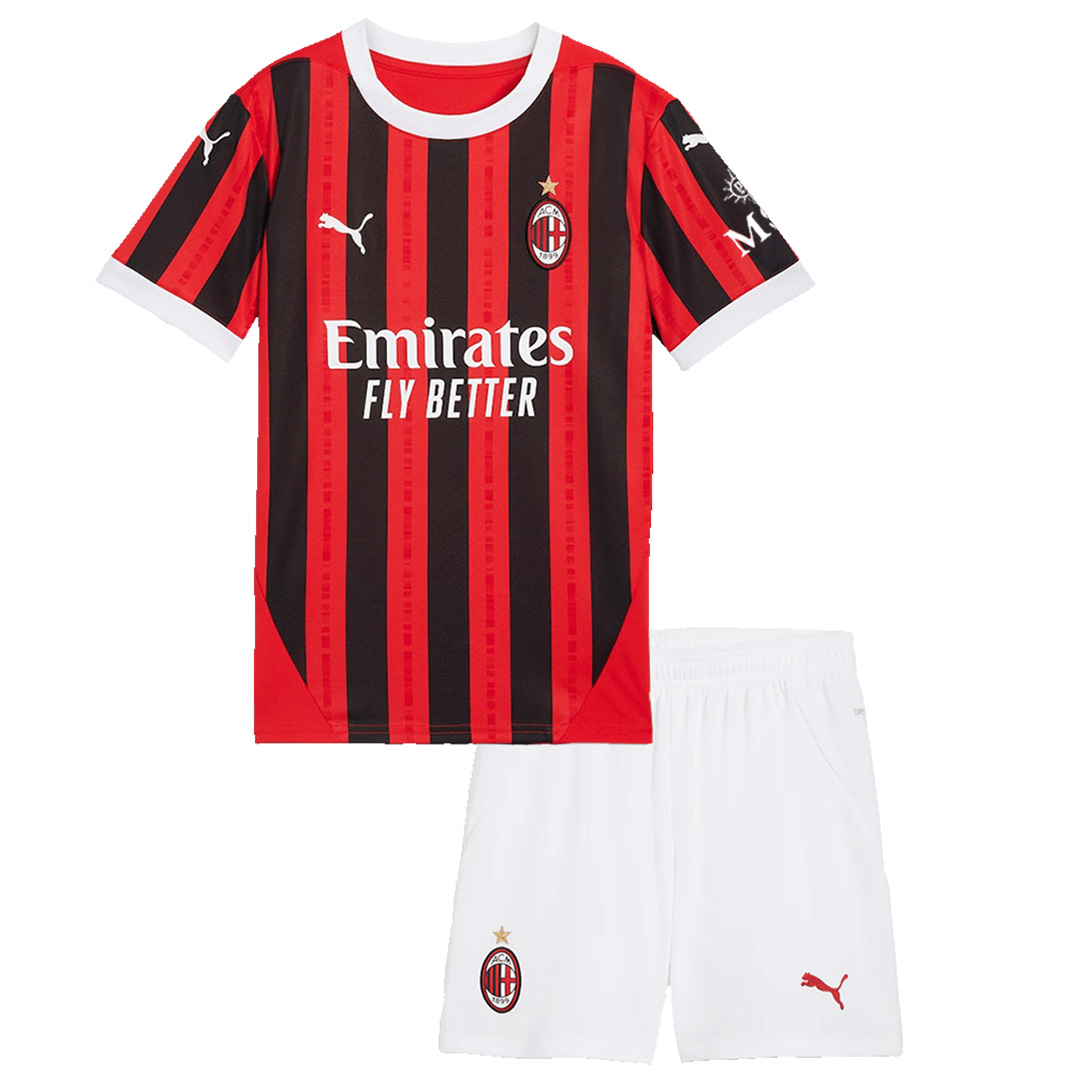Kids AC Milan Home Jersey Kit 2024/25 - minejerseys