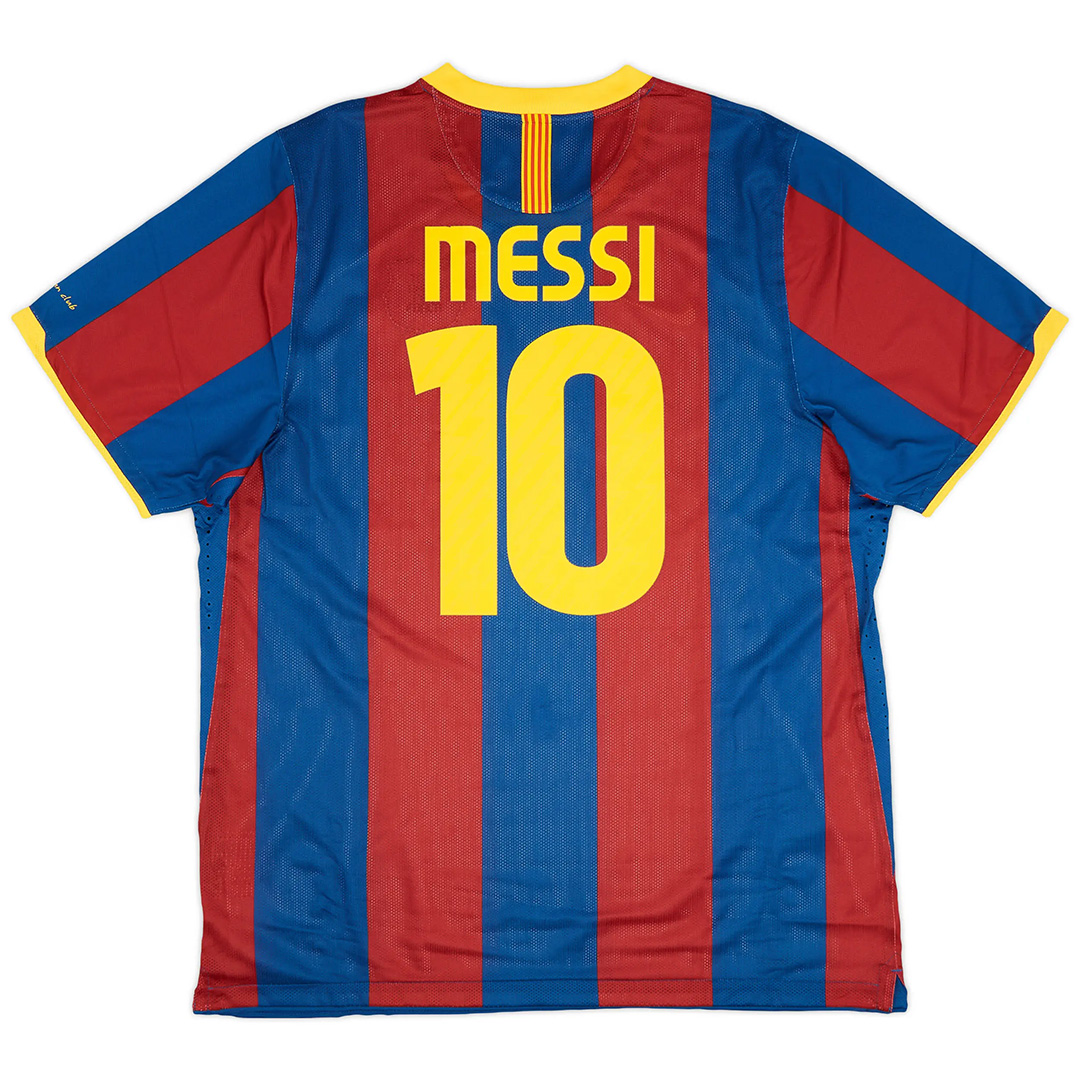 Messi #10 Retro Barcelona Home Jersey 2010/11 - minejerseys