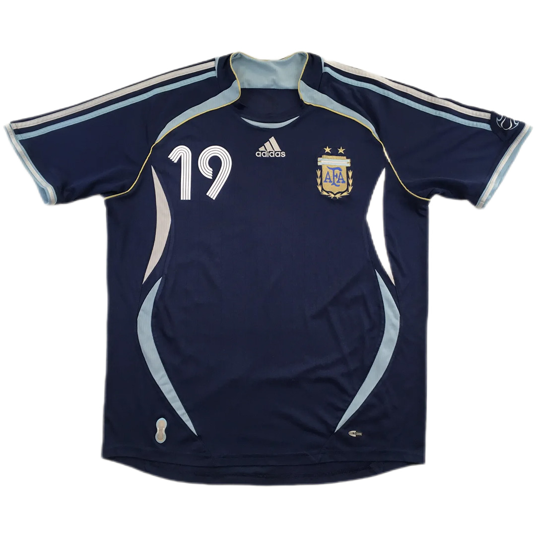 Messi #19 Retro Argentina Away Jersey World Cup 2006 - minejerseys