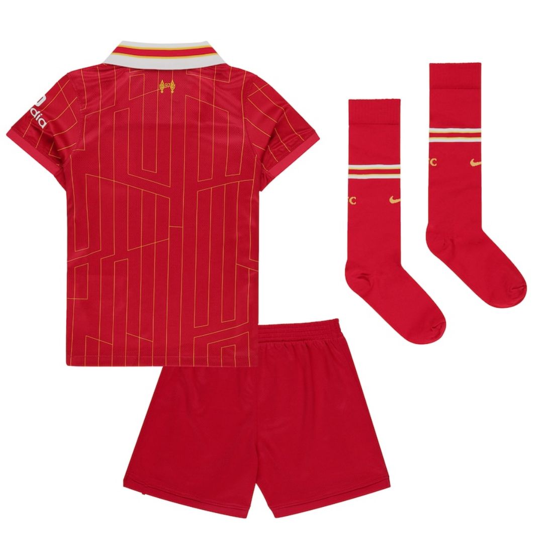 Kids Liverpool Home Full Jersey Kit 2024/25 - minejerseys