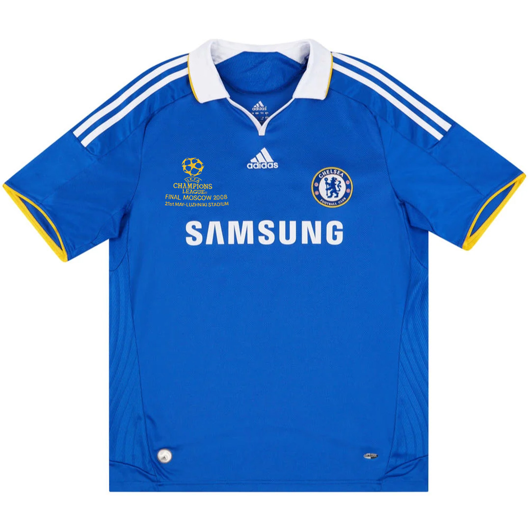 Retro Chelsea UCL Final Home Jersey 2008 - minejerseys
