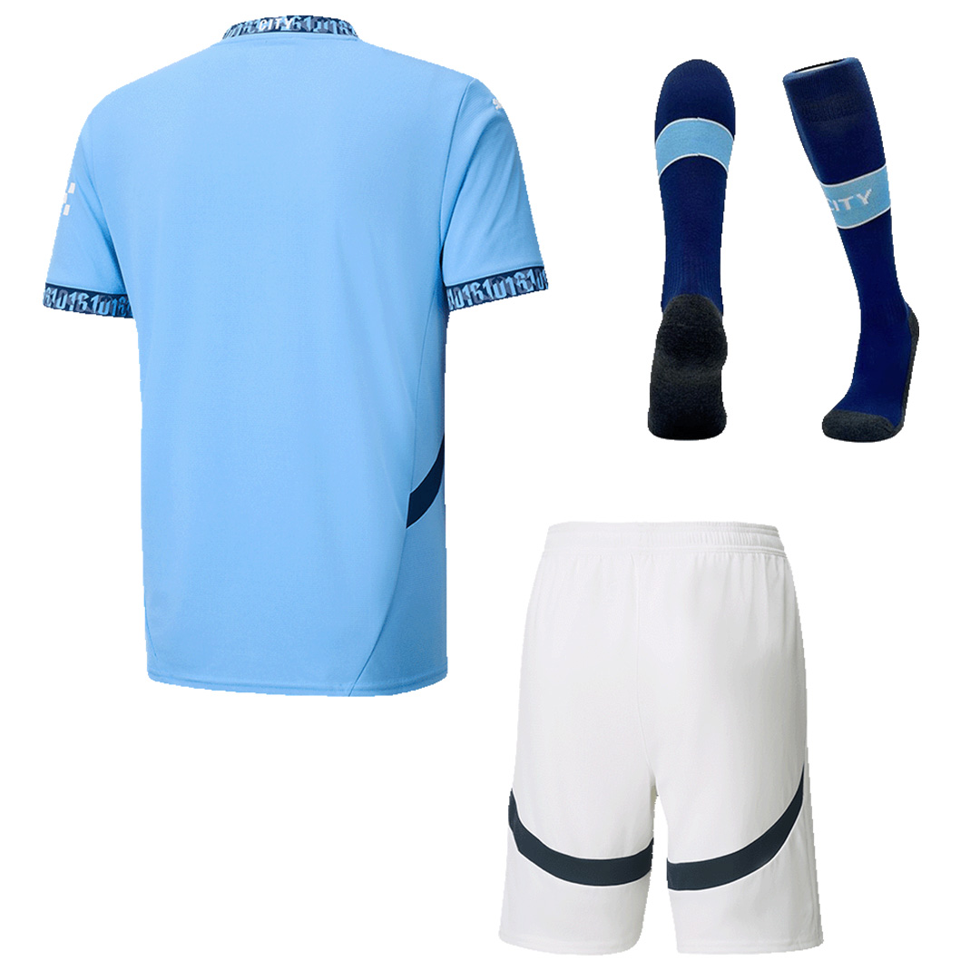 [Super Replica] Manchester City Home Full Jersey Kit 2024/25 - minejerseys