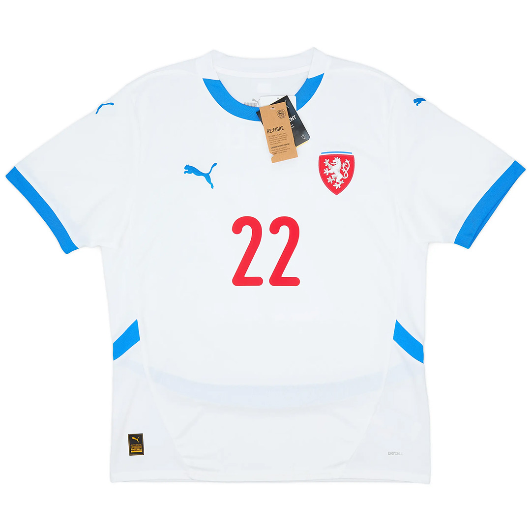 SOUČEK #22 Czech Away Jersey Euro 2024 - minejerseys