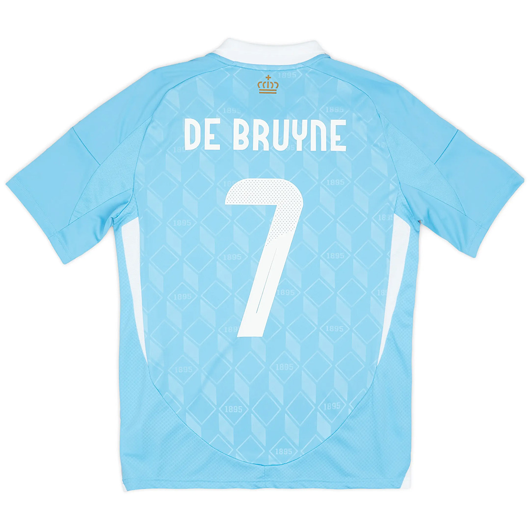 De Bruyne #7 Belgium Away Jersey EURO 2024 - minejerseys