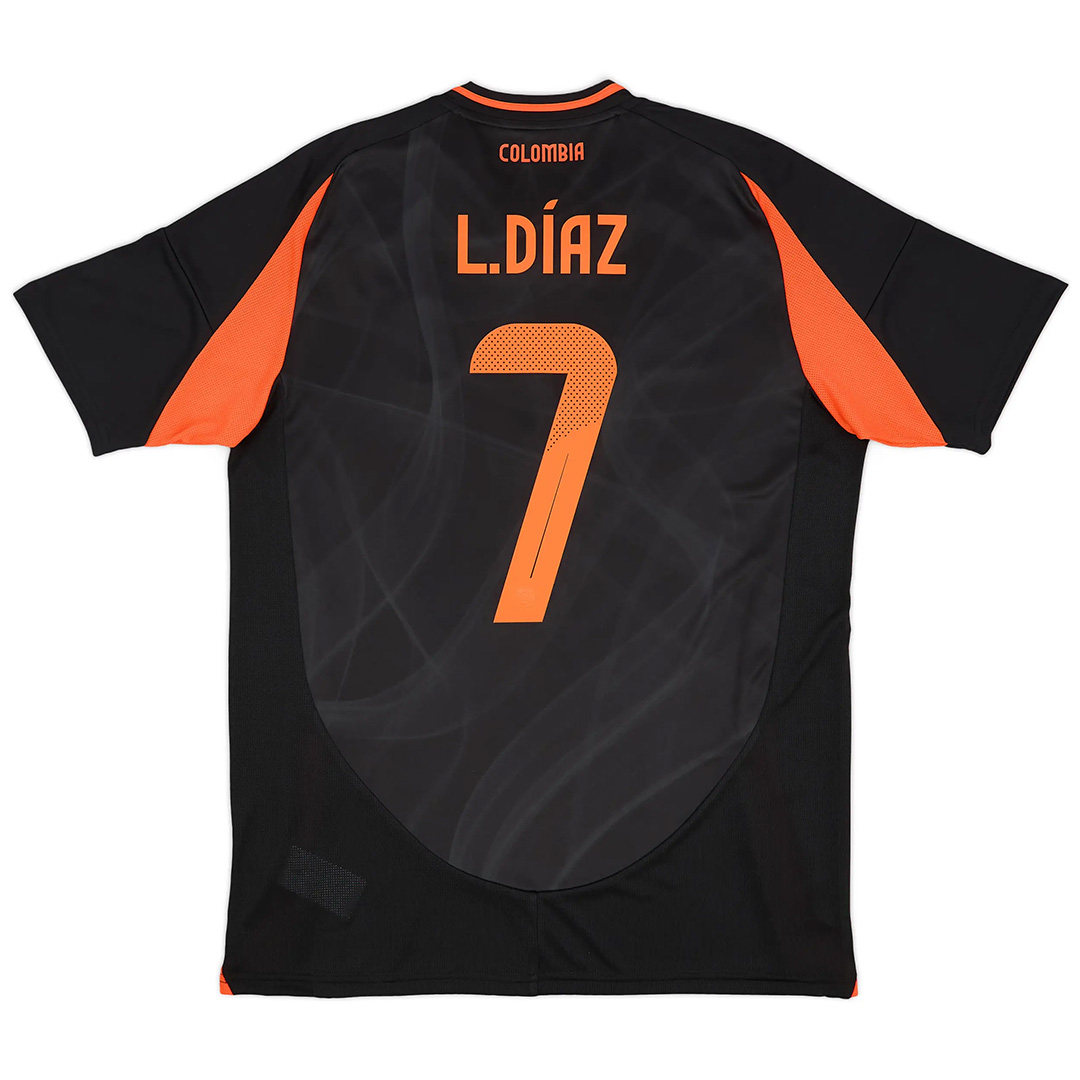 L.DÍAZ #7 Colombia Away Jersey Copa America 2024 - minejerseys