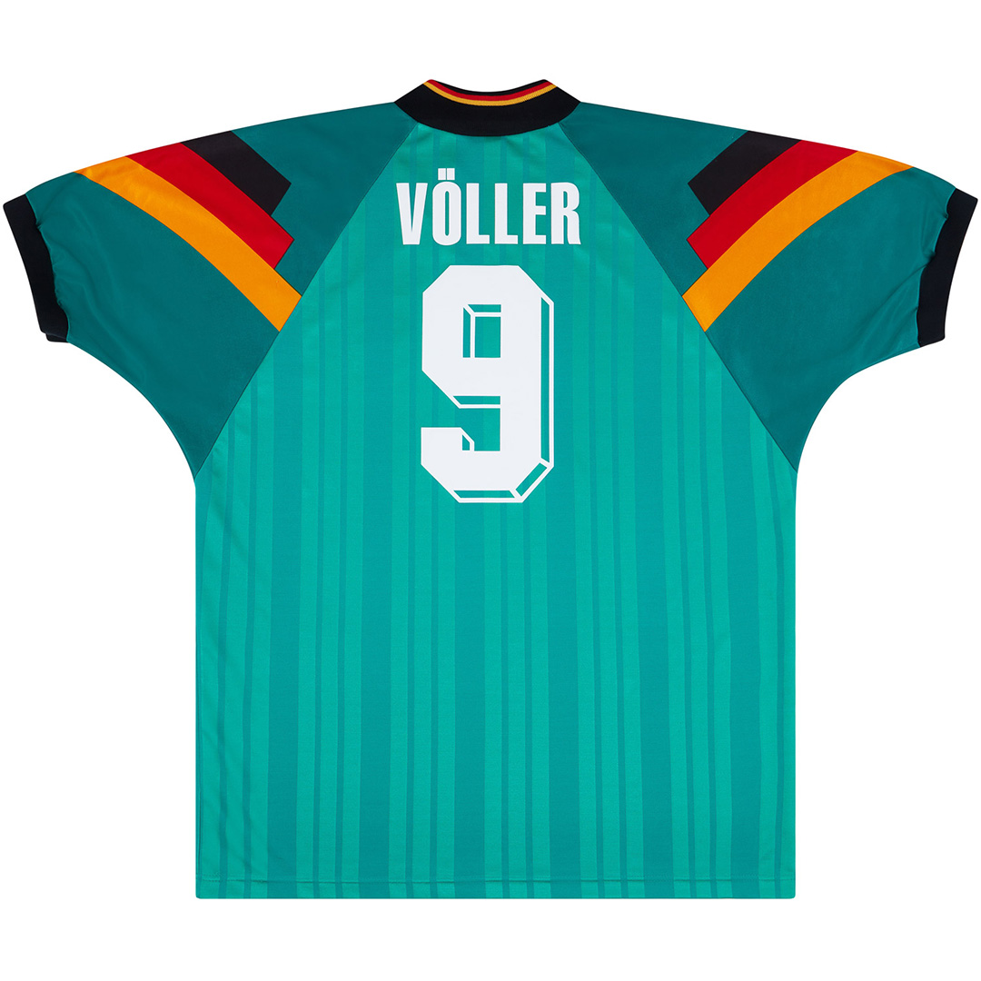 Völler #9 Retro Germany Away Jersey 1992 - minejerseys
