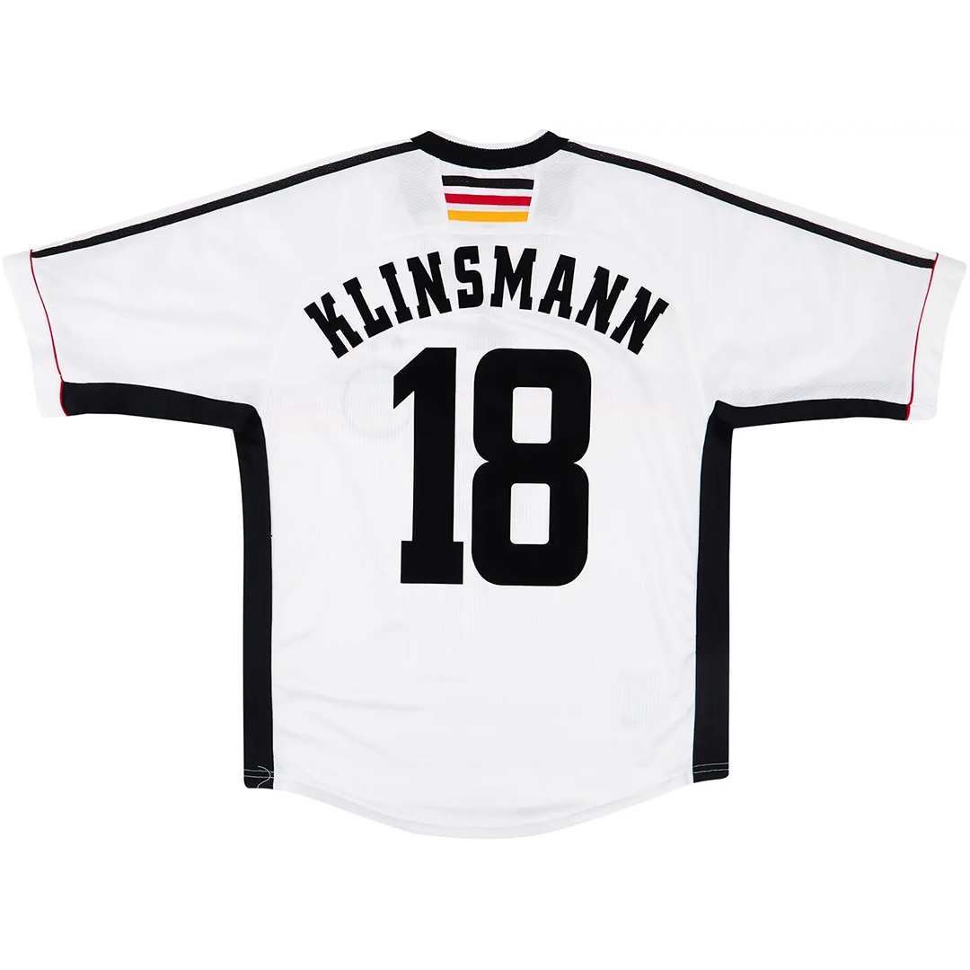 KLINSMANN #18 Retro Germany Home Jersey 1998 - minejerseys