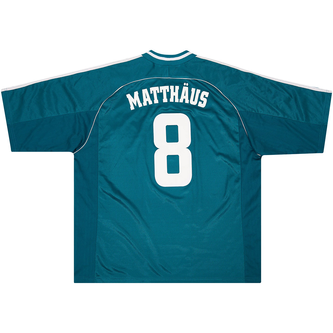 MATTHÄUS #8 Germany Away Retro Jersey World Cup 1998 - minejerseys