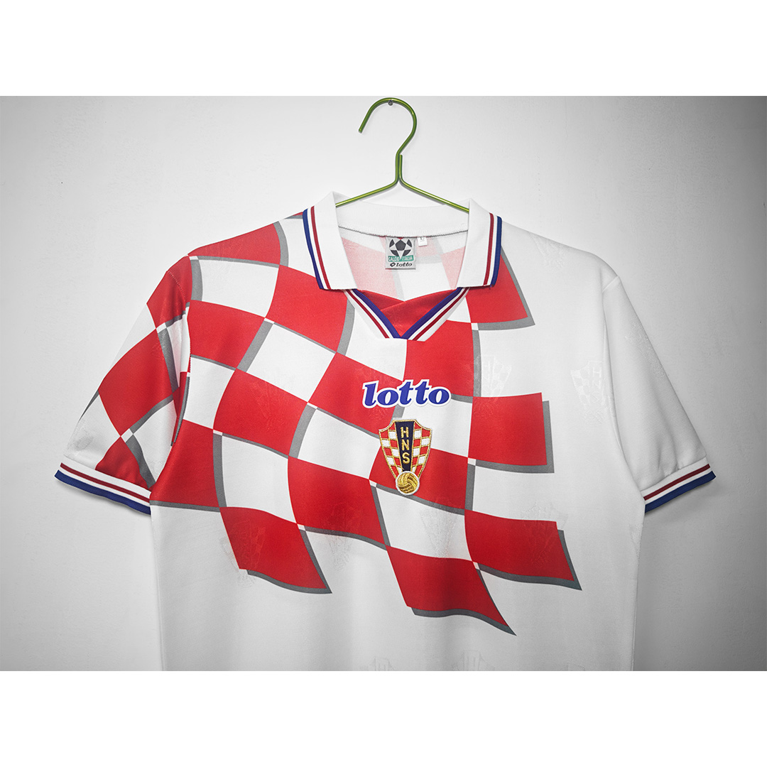 Retro Croatia Home Jersey World Cup 1998 - minejerseys