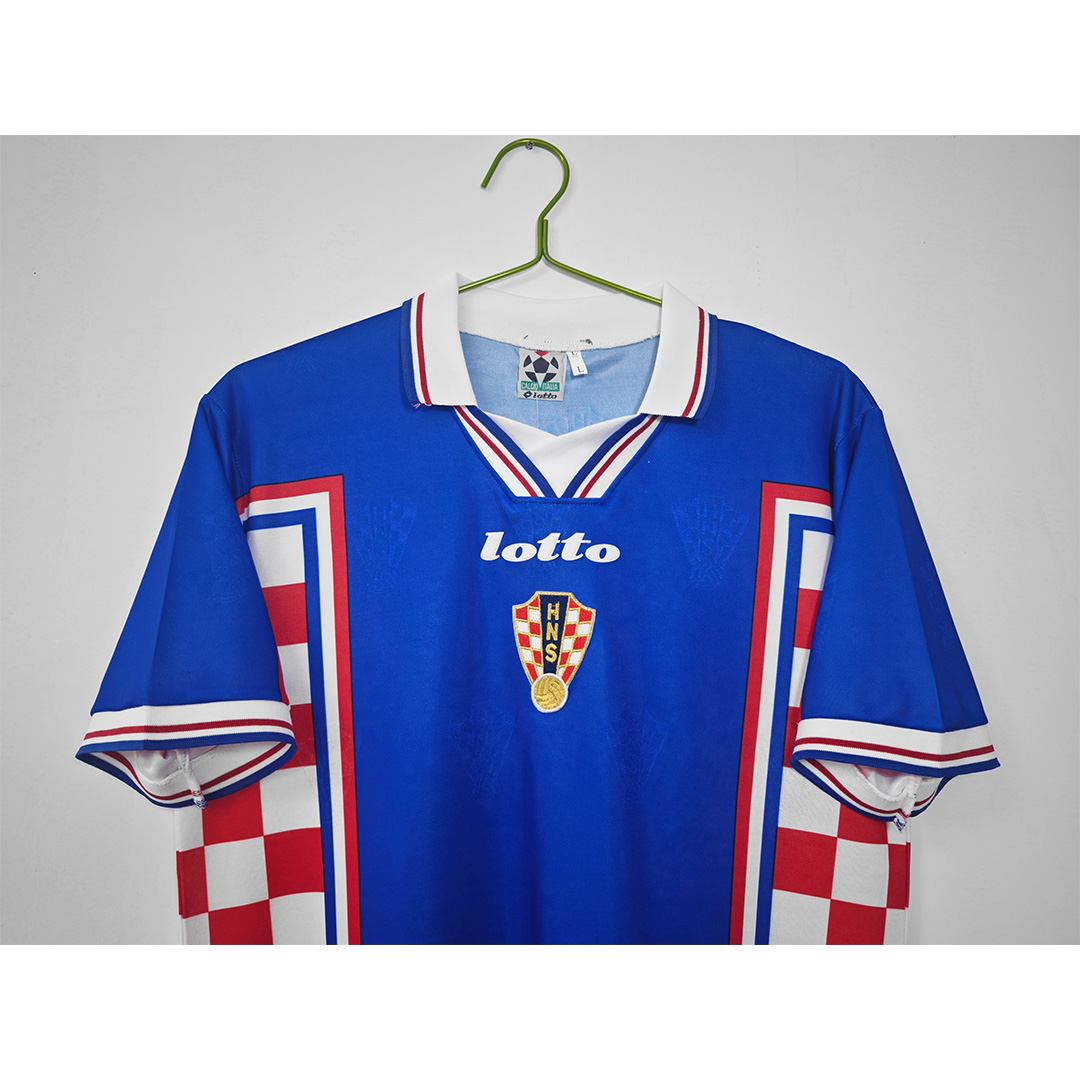 Retro Croatia Away Jersey World Cup 1998 - minejerseys