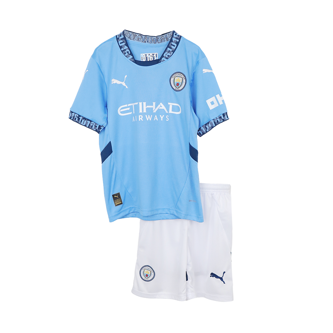 Kids Manchester City Home Jersey Kit 2024/25 - minejerseys