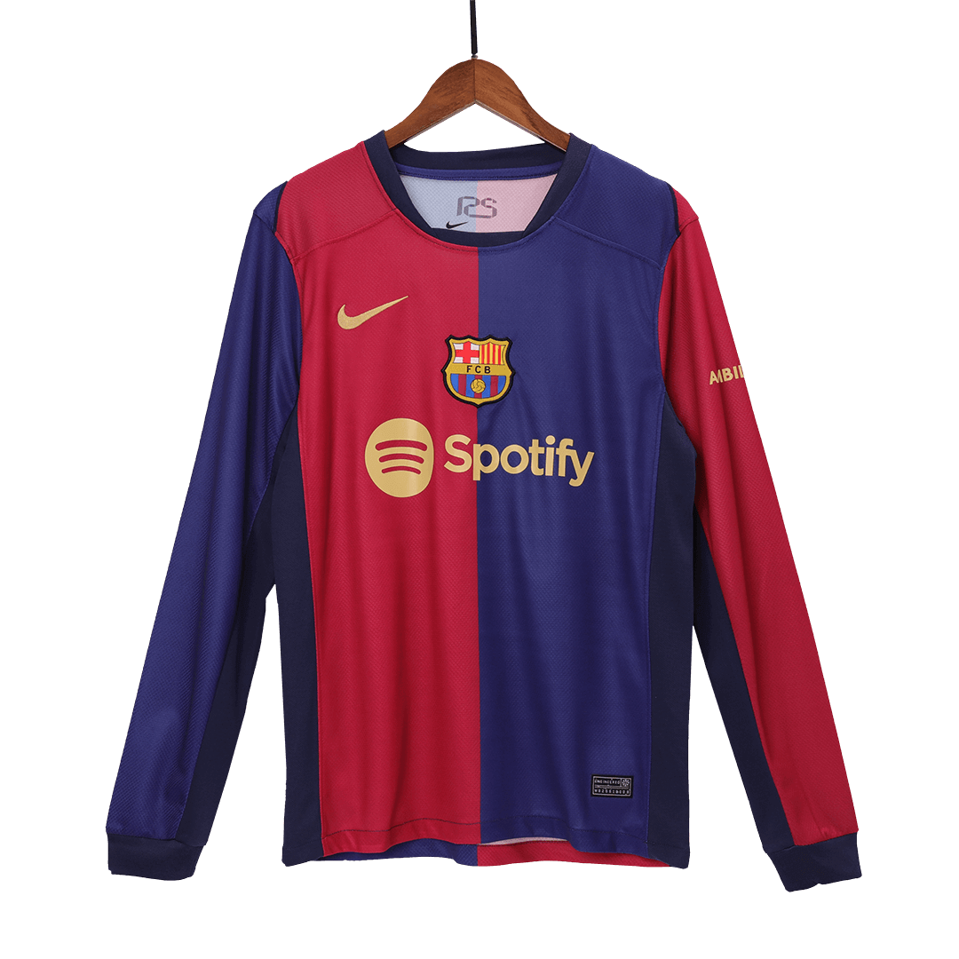 Barcelona Home Long Sleeve Jersey 2024/25 - minejerseys