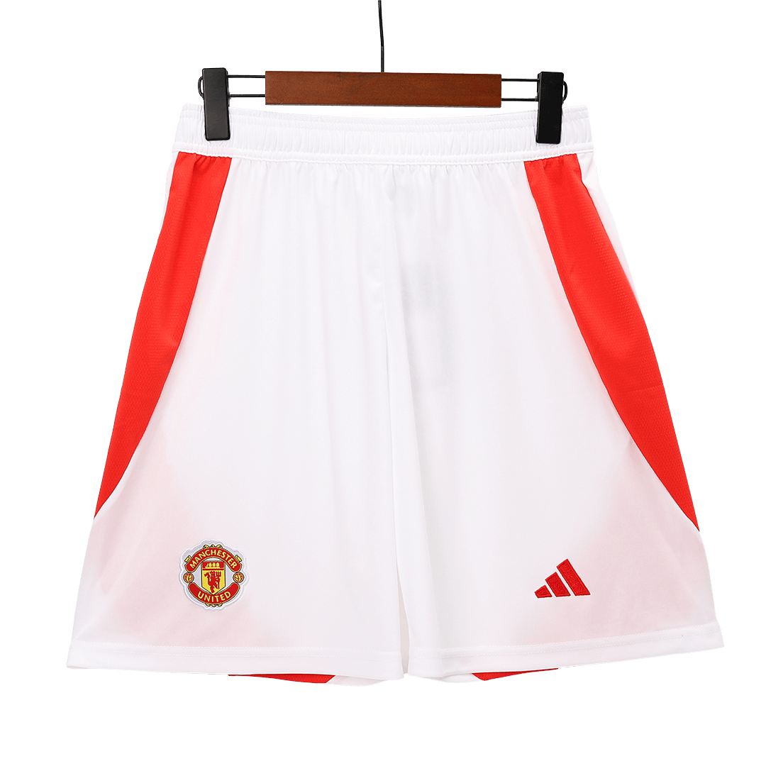Manchester United Home Shorts 2024/25 - minejerseys