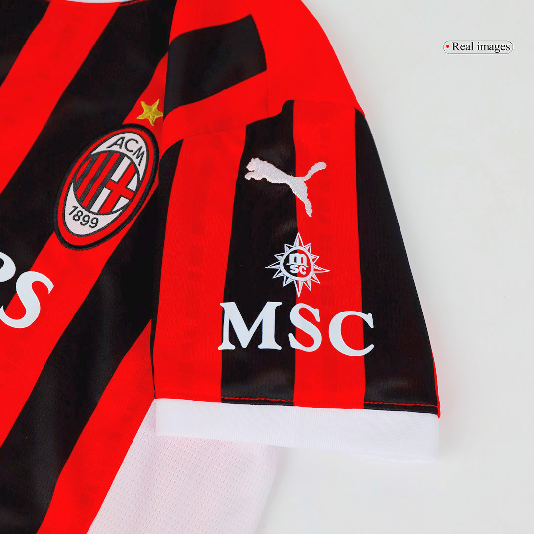 Kids AC Milan Home Jersey Kit 2024/25 - minejerseys