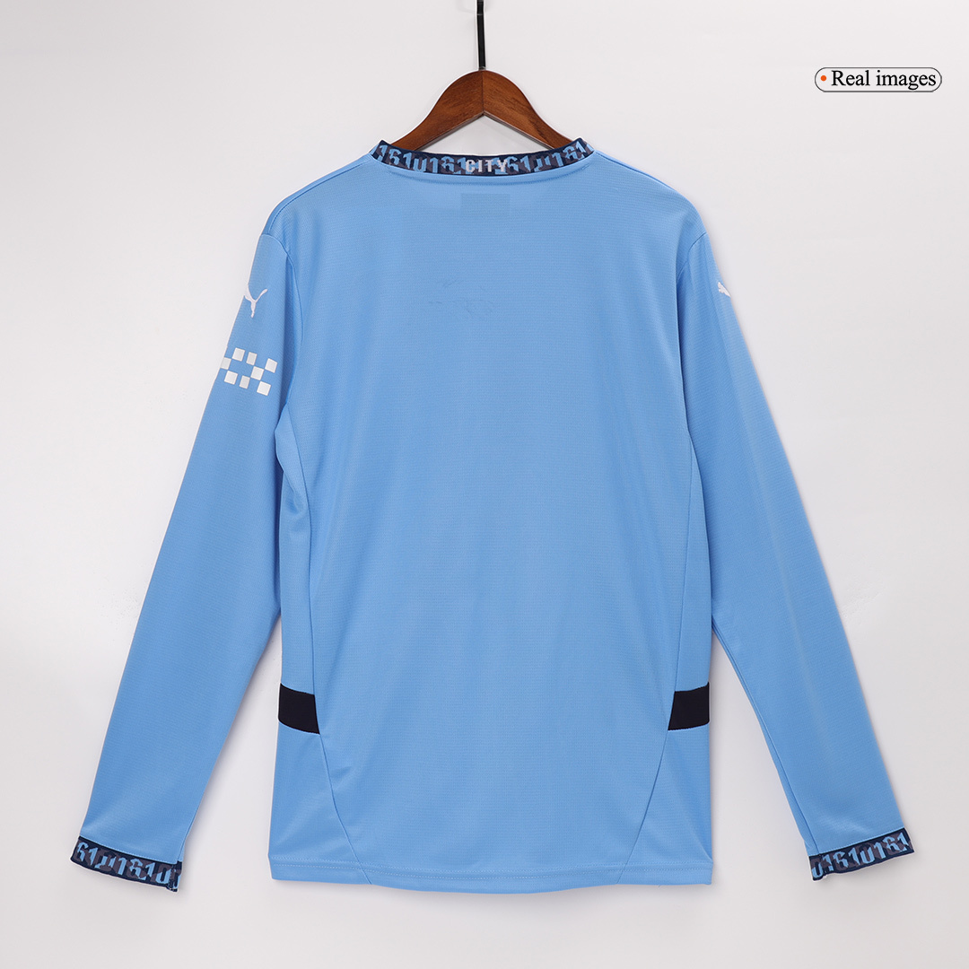 Manchester City Home Long Sleeve Jersey 2024/25 - minejerseys