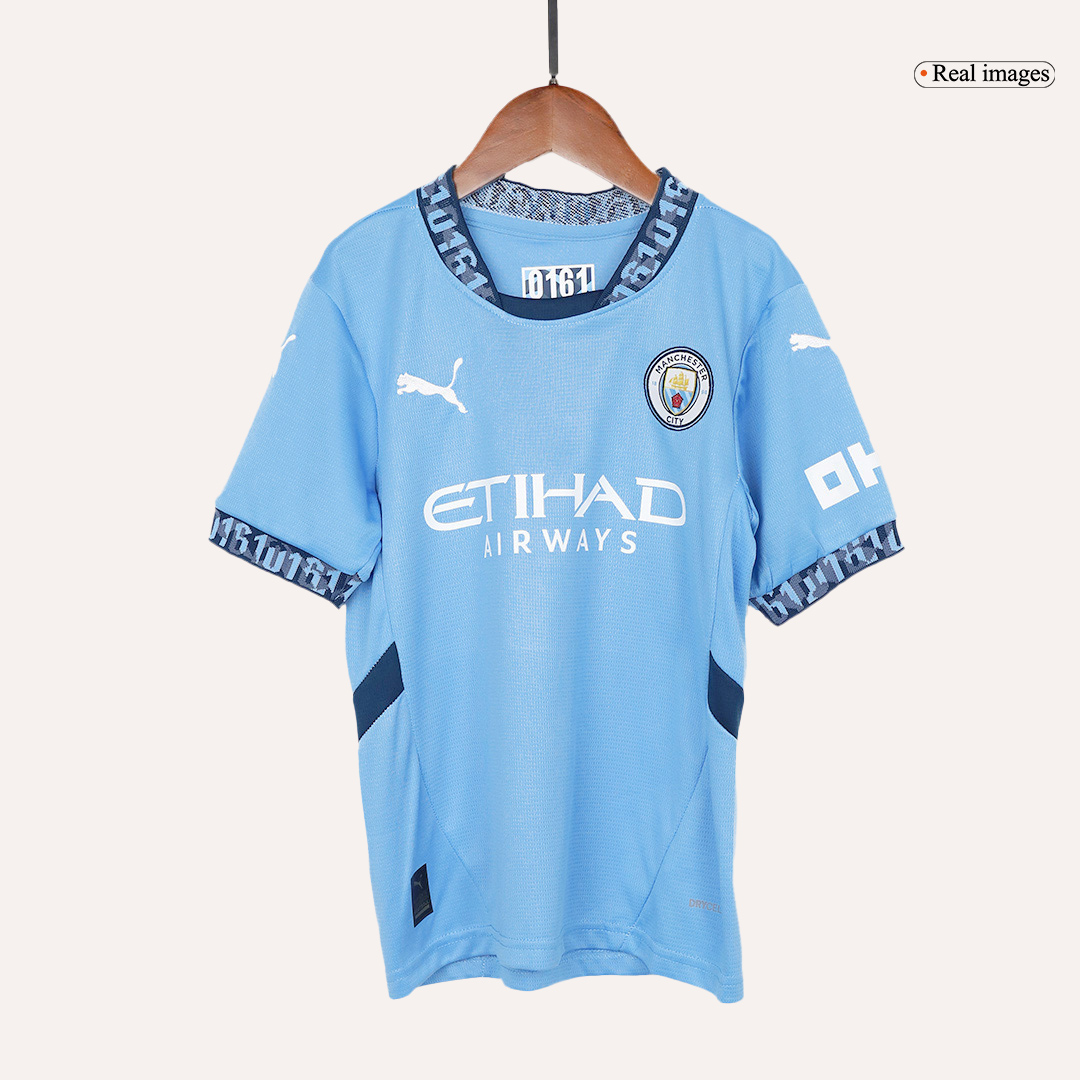 Kids Manchester City Home Jersey Kit 2024/25 - minejerseys