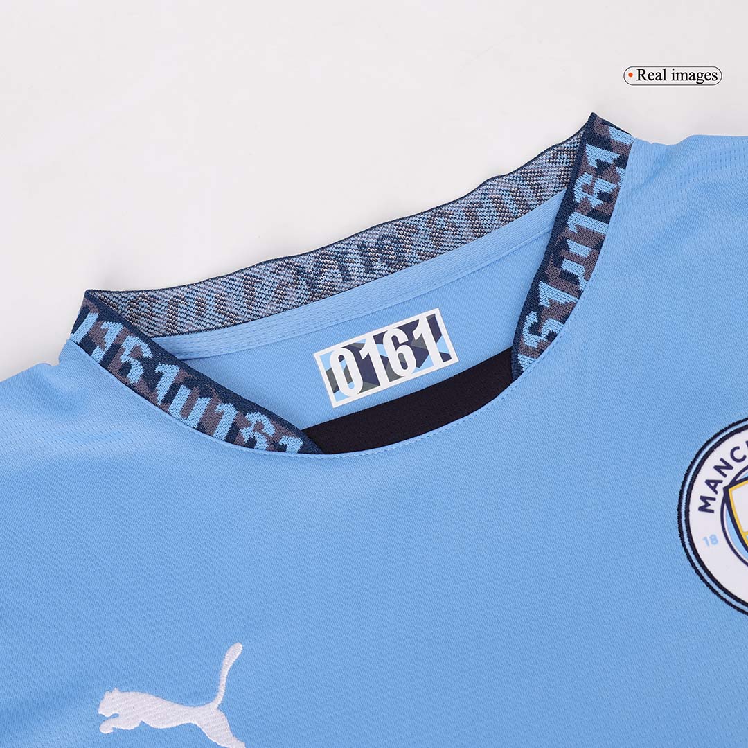 Manchester City Home Long Sleeve Jersey 2024/25 - minejerseys
