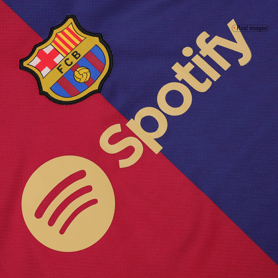 Barcelona Home Long Sleeve Jersey 2024/25 - minejerseys