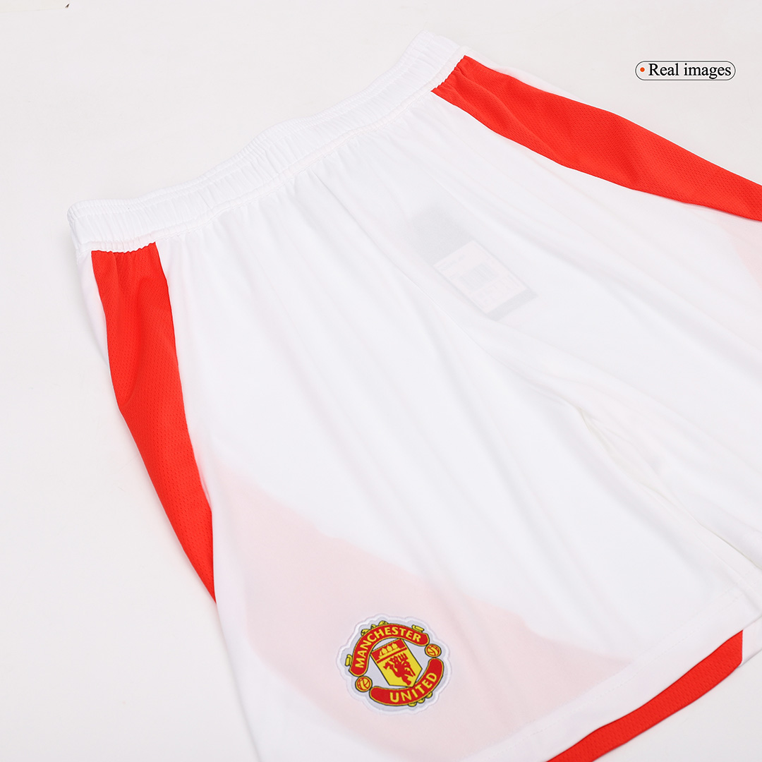 Manchester United Home Shorts 2024/25 - minejerseys