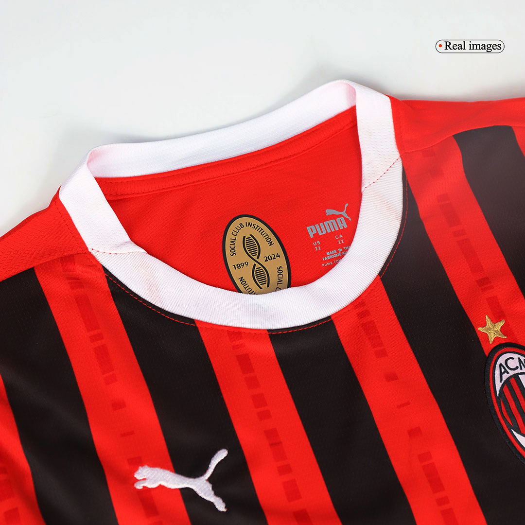 Kids AC Milan Home Jersey Kit 2024/25 - minejerseys