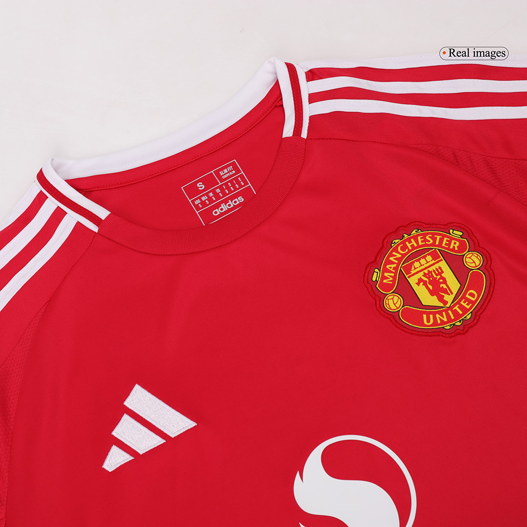 Manchester United Home Long Sleeve Jersey 2024/25 - minejerseys