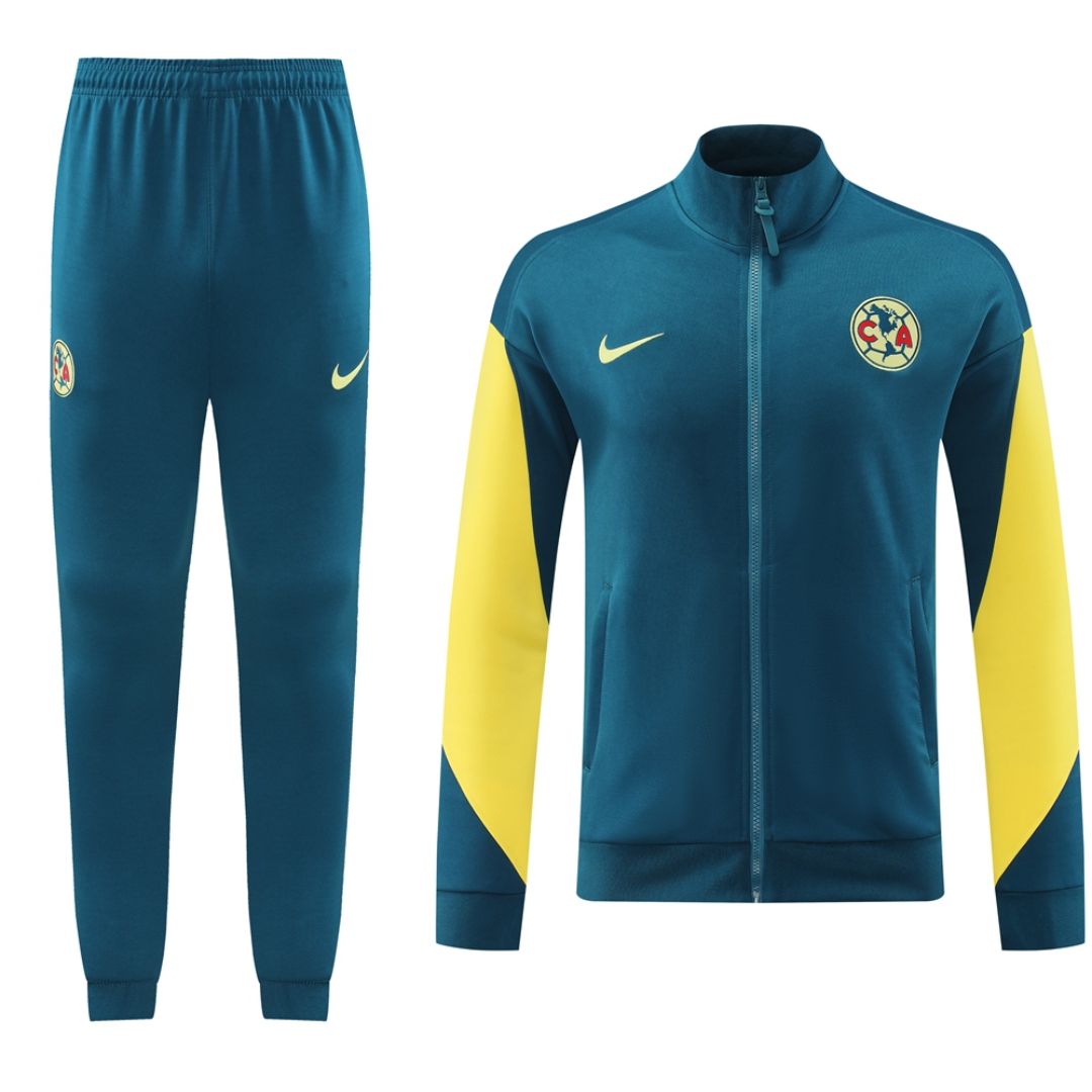 Club America Training Jacket Kit (Top+Pants) Green 2024/25 - minejerseys