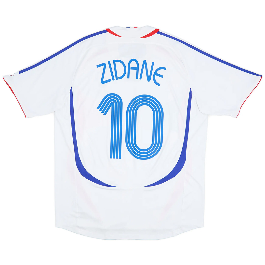 Zidane #10 France Retro Jersey Away World Cup 2006 - minejerseys