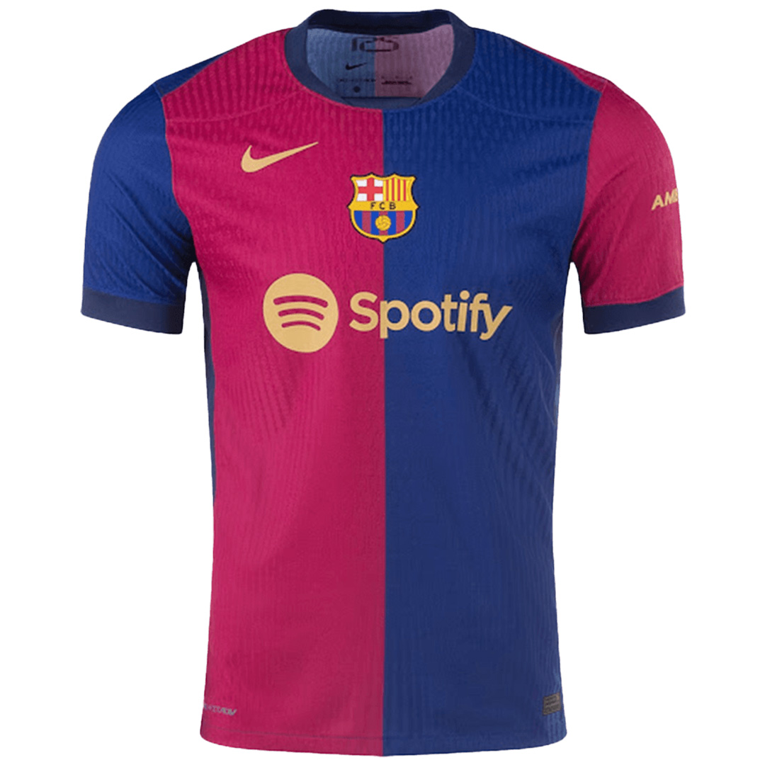 LAMINE YAMAL #19 Barcelona Home Jersey Player Version 2024/25 - UCL Font - minejerseys