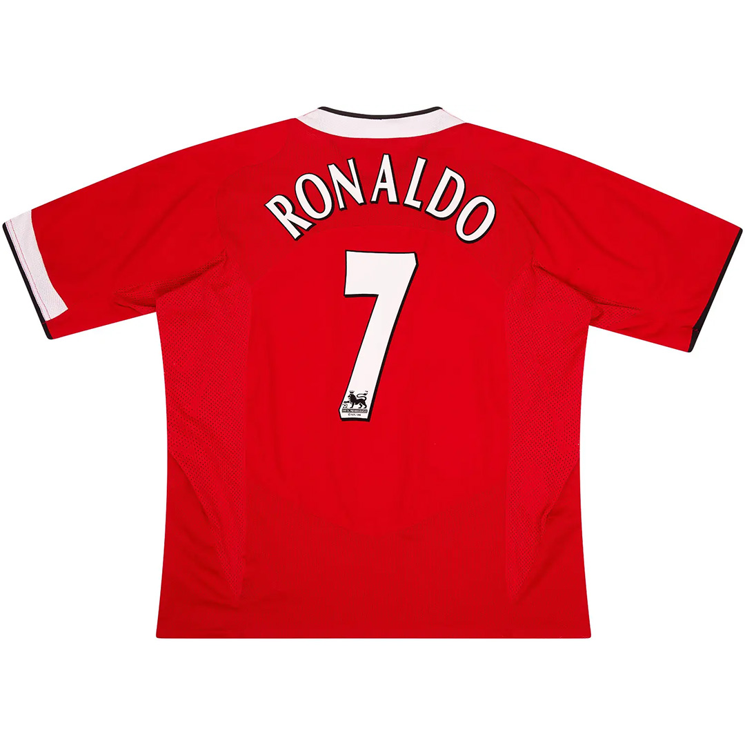 Ronaldo #7 Retro Manchester United Home Jersey 2004/06 - minejerseys