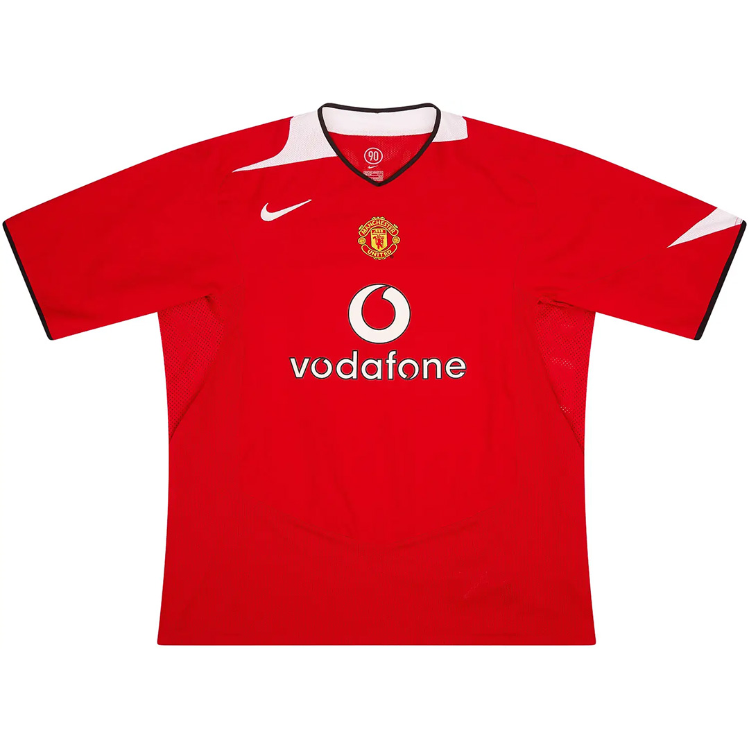 Rooney #8 Retro Manchester United Home Jersey 2005/06 - minejerseys