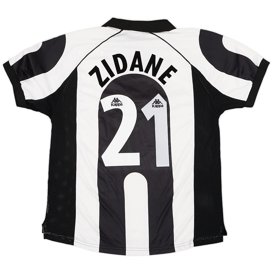 Zidane #21 Retro Juventus Home Jersey 1997/98 - minejerseys