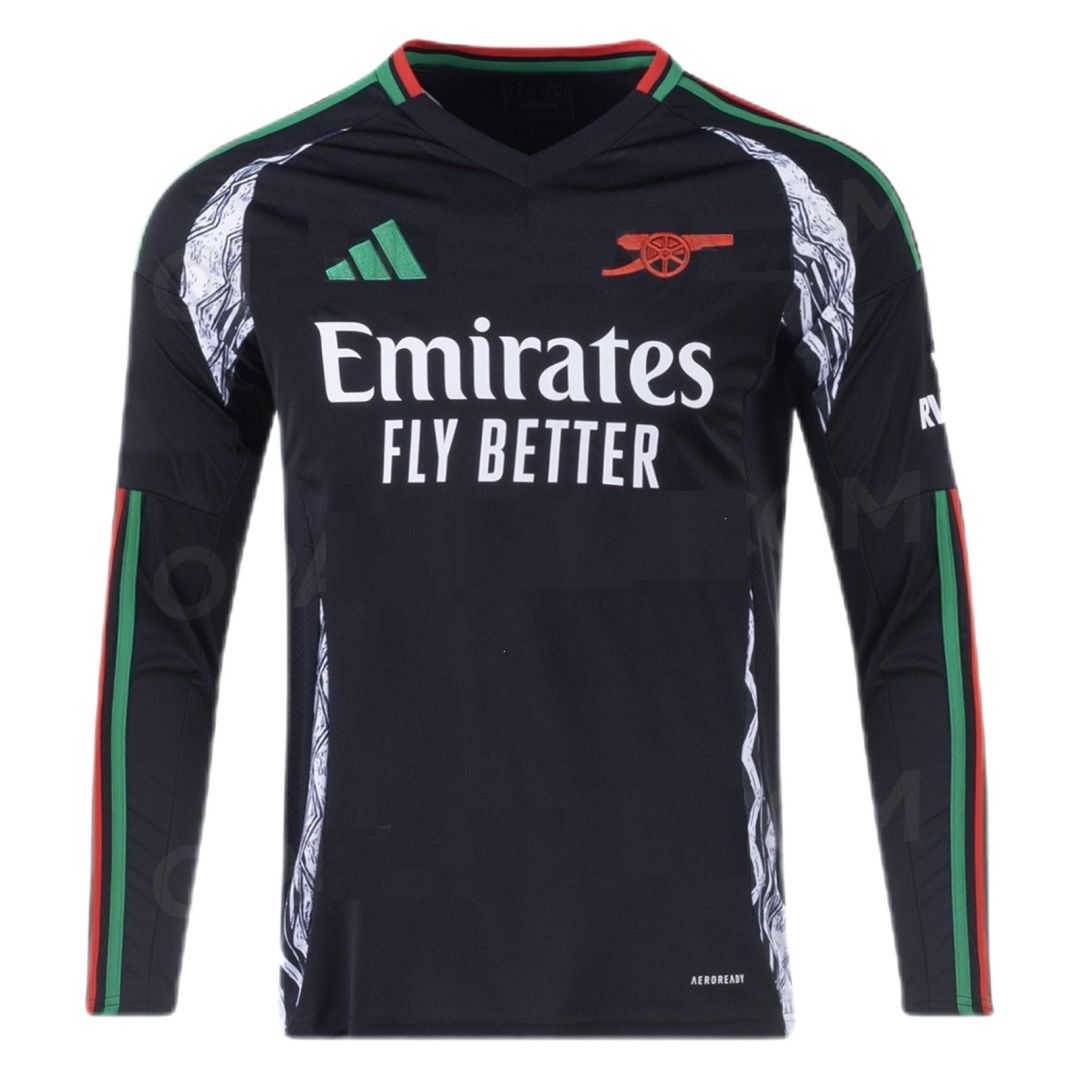 Arsenal Away Long Sleeve Jersey 2024/25 - minejerseys
