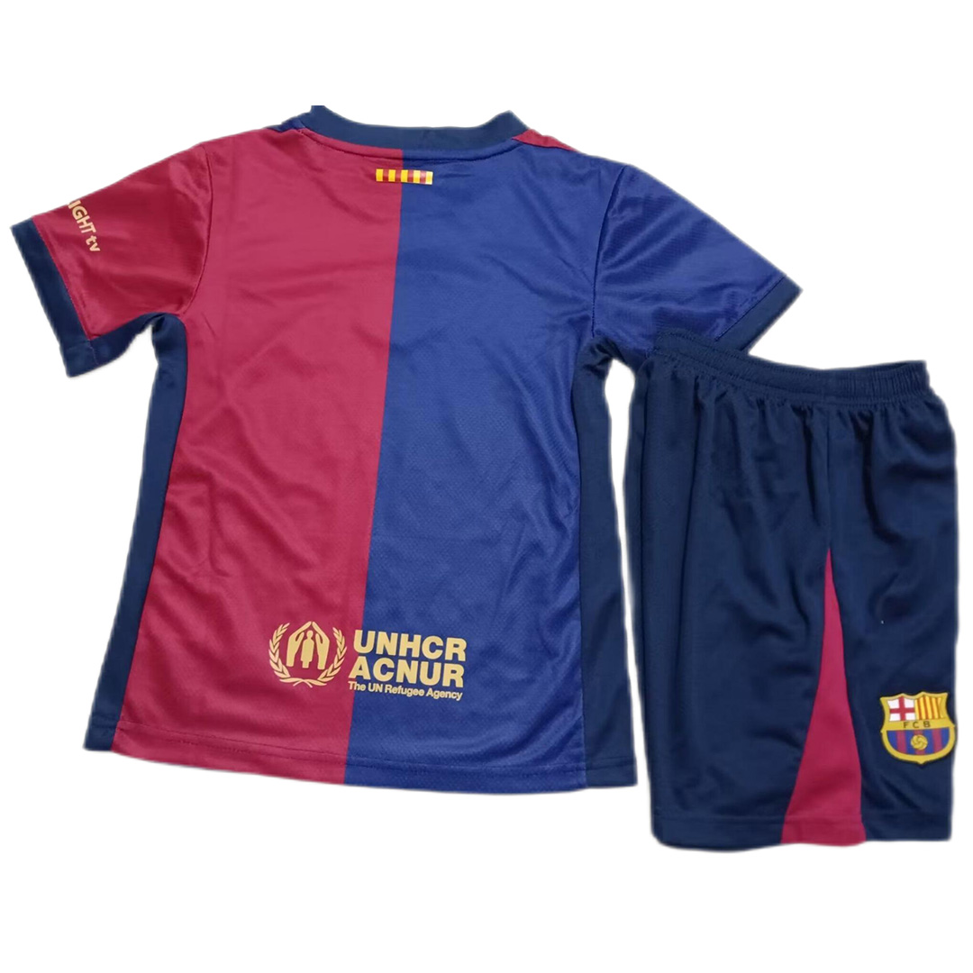 Kids Barcelona Home Jersey Kit 2024/25 - minejerseys