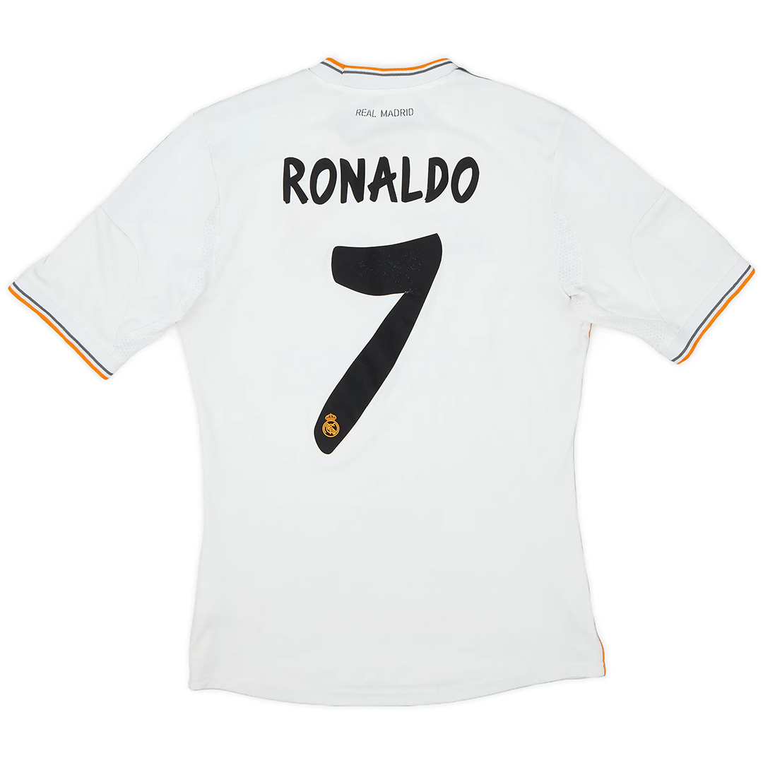 RONALDO #7 Retro Real Madrid Home Jersey 2013/14 - minejerseys