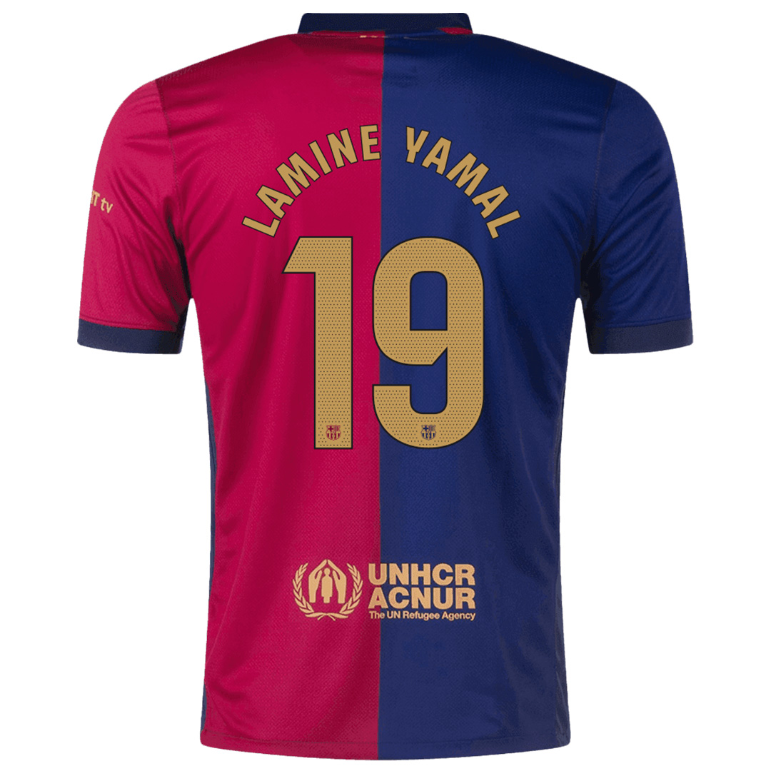 LAMINE YAMAL #19 Barcelona Home Jersey 2024/25 - minejerseys