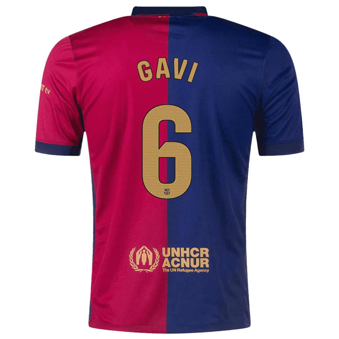 GAVI #6 Barcelona Home Jersey 2024/25 - minejerseys