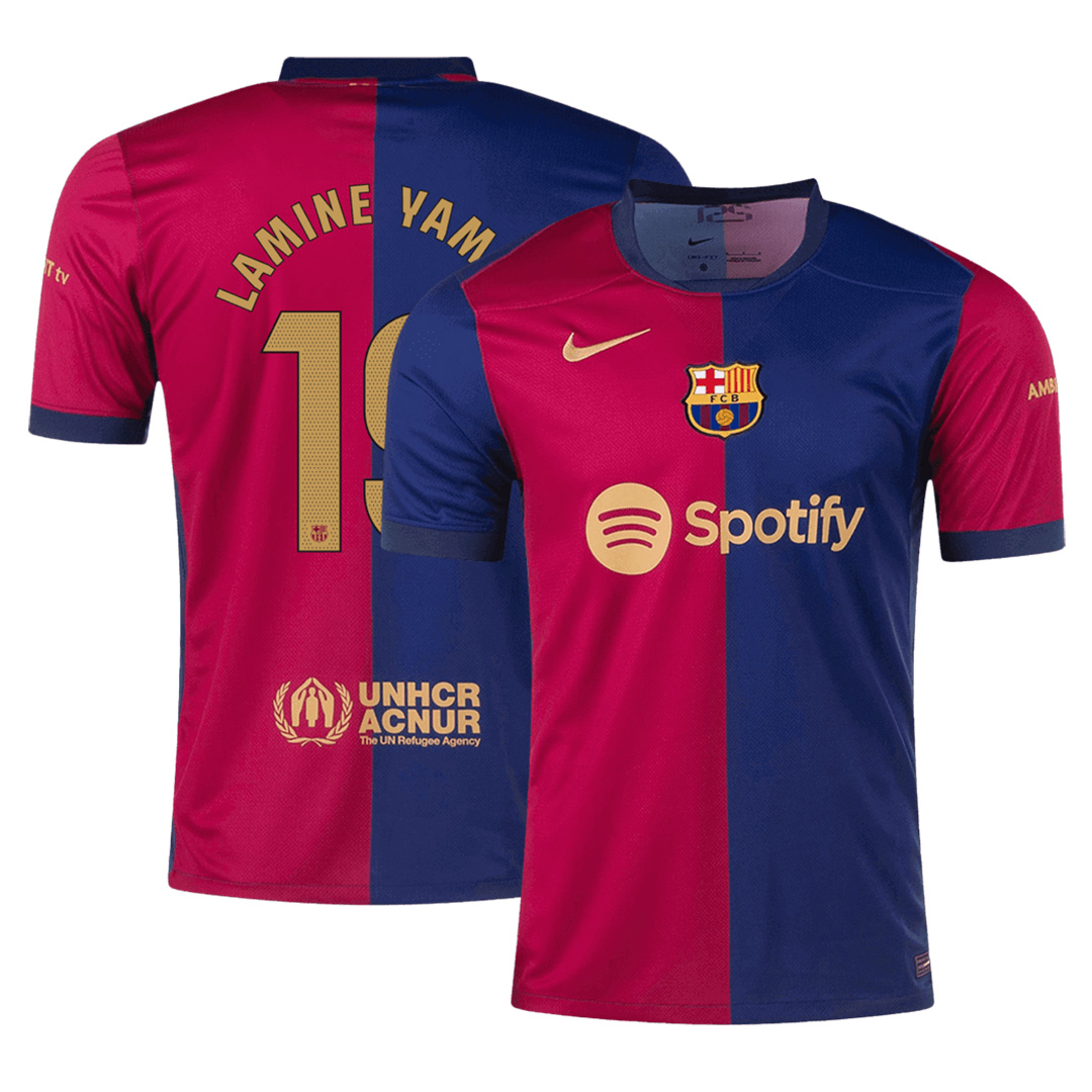 LAMINE YAMAL #19 Barcelona Home Jersey 2024/25 - minejerseys
