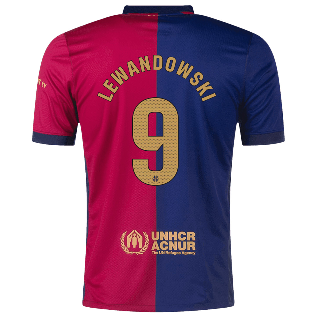 [Super Replica] LEWANDOWSKI #9 Barcelona Home Jersey 2024/25 - minejerseys