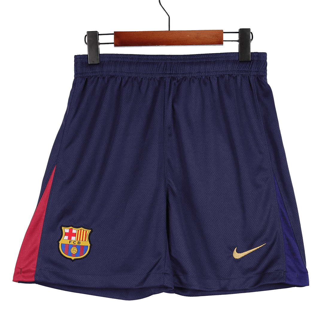 Barcelona Home Soccer Shorts 2024/25 - minejerseys