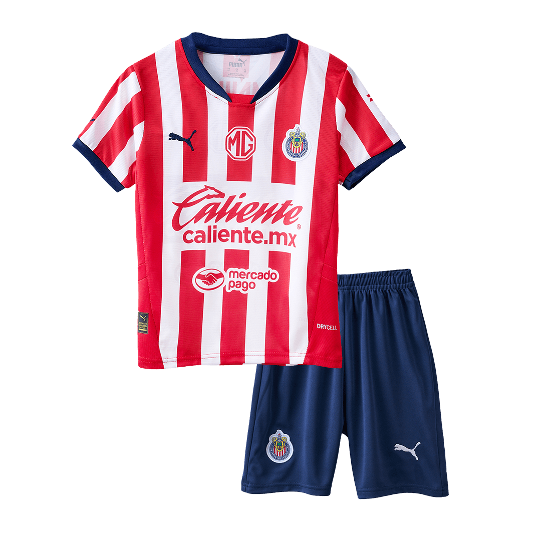 Kids Chivas Home Jersey Kit 2024/25 - minejerseys