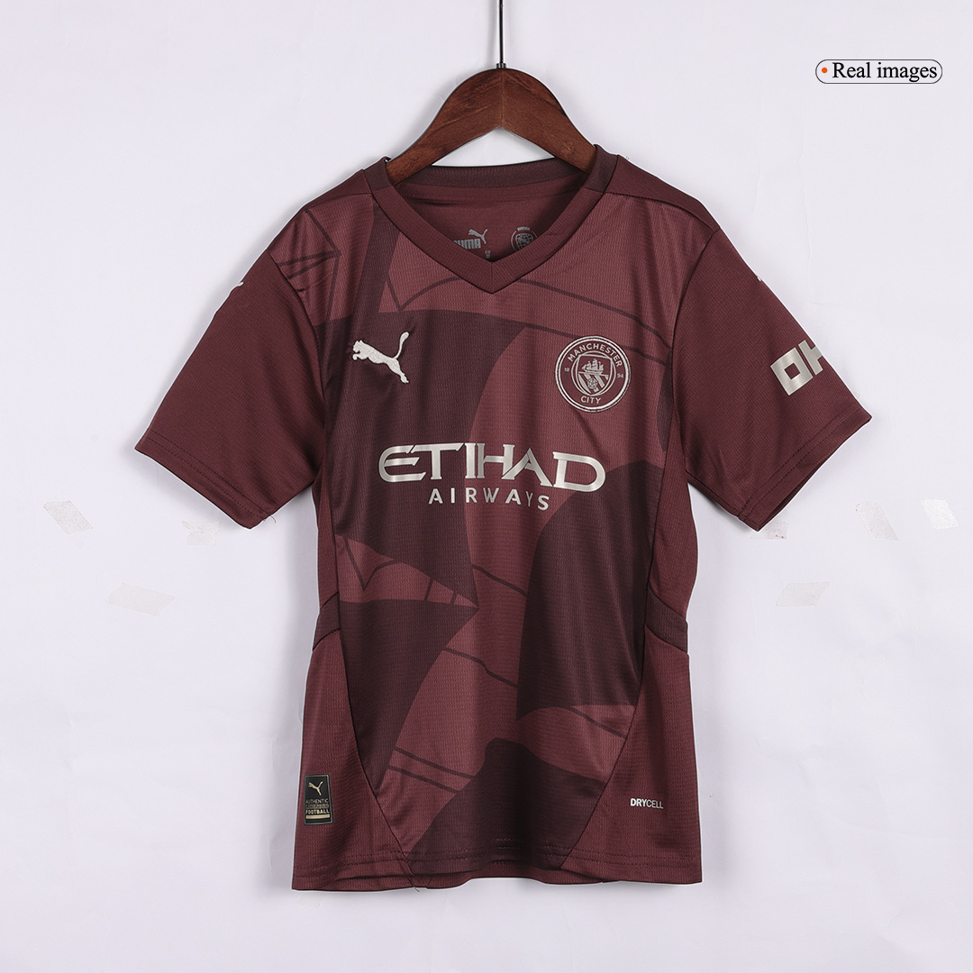 Kids Manchester City Third Jersey Kit 2024/25 - minejerseys