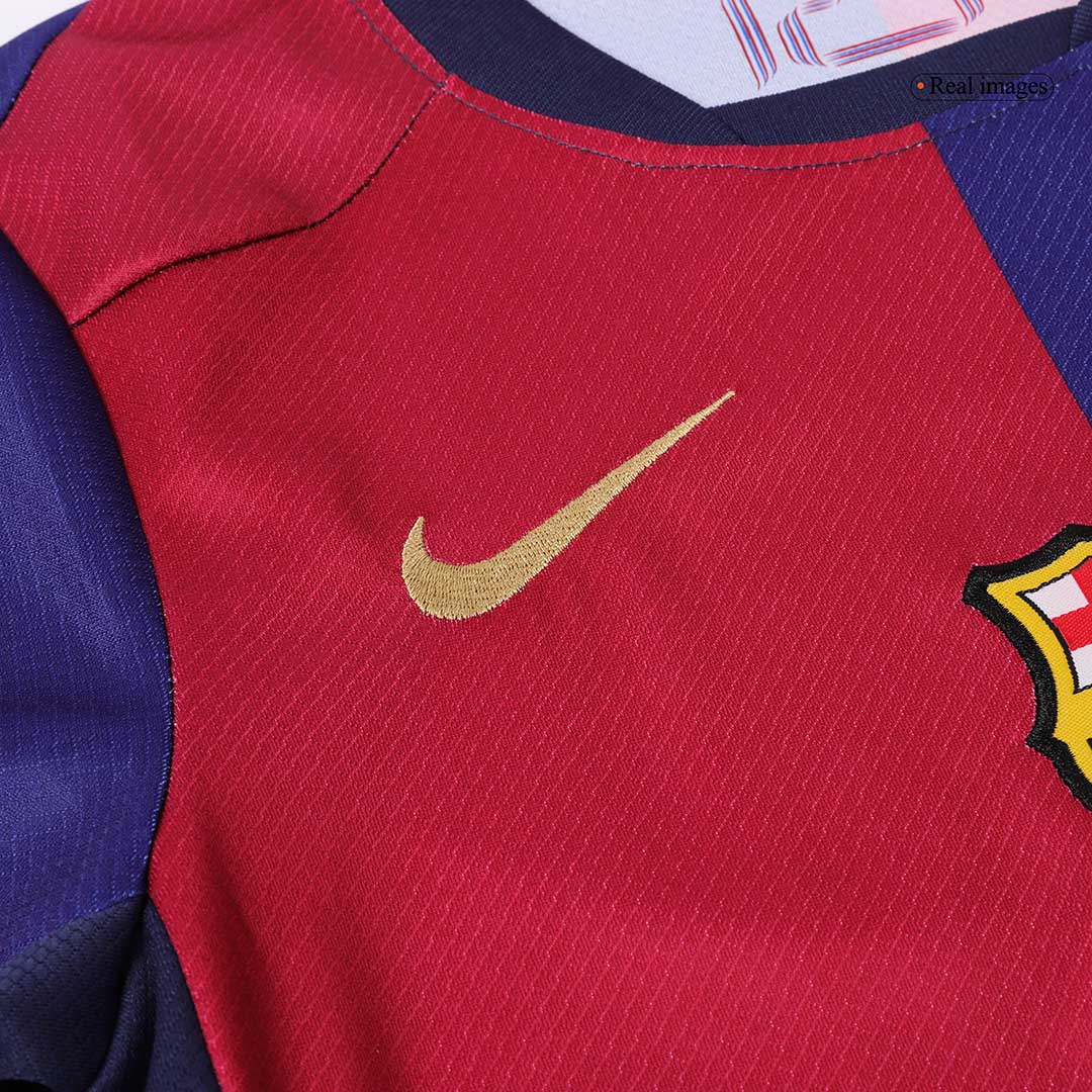 Kids Barcelona Home Spotify Logo Without Text Jersey Kit 2024/25 - minejerseys
