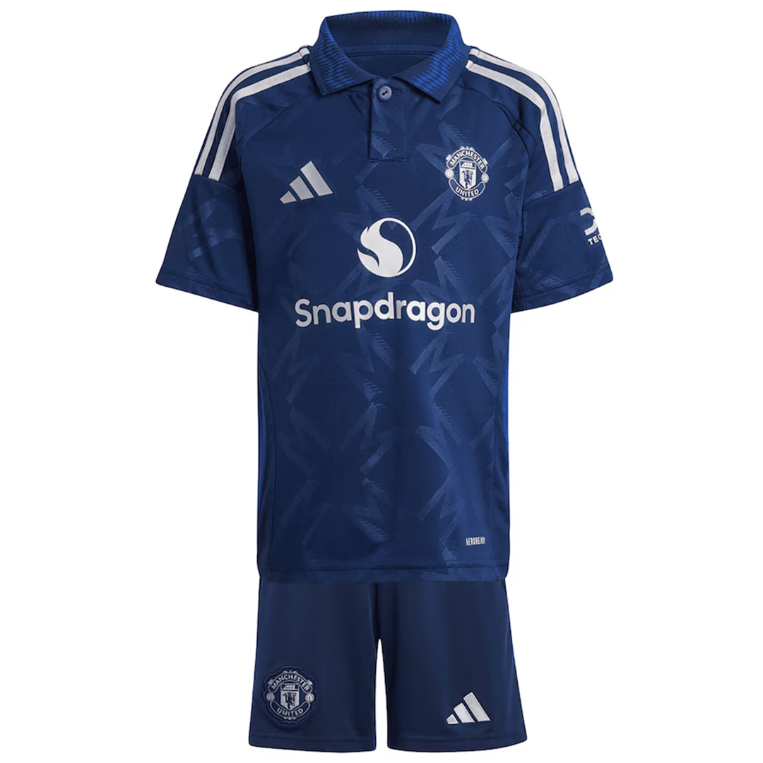 Kids Manchester United Away Jersey Kit 2024/25 - minejerseys