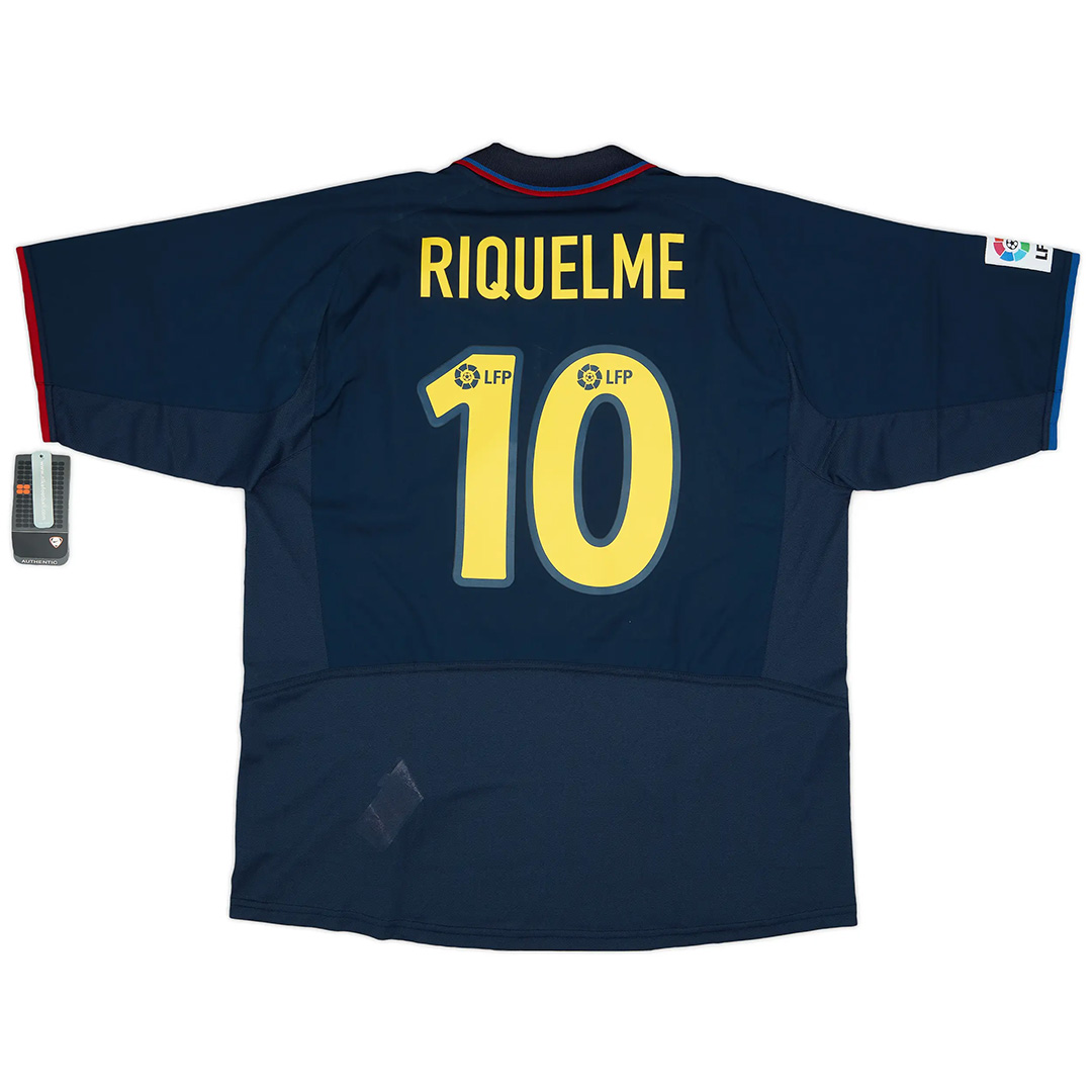 RIQUELME #10 Retro Barcelona Third Jersey 2002/03 - minejerseys