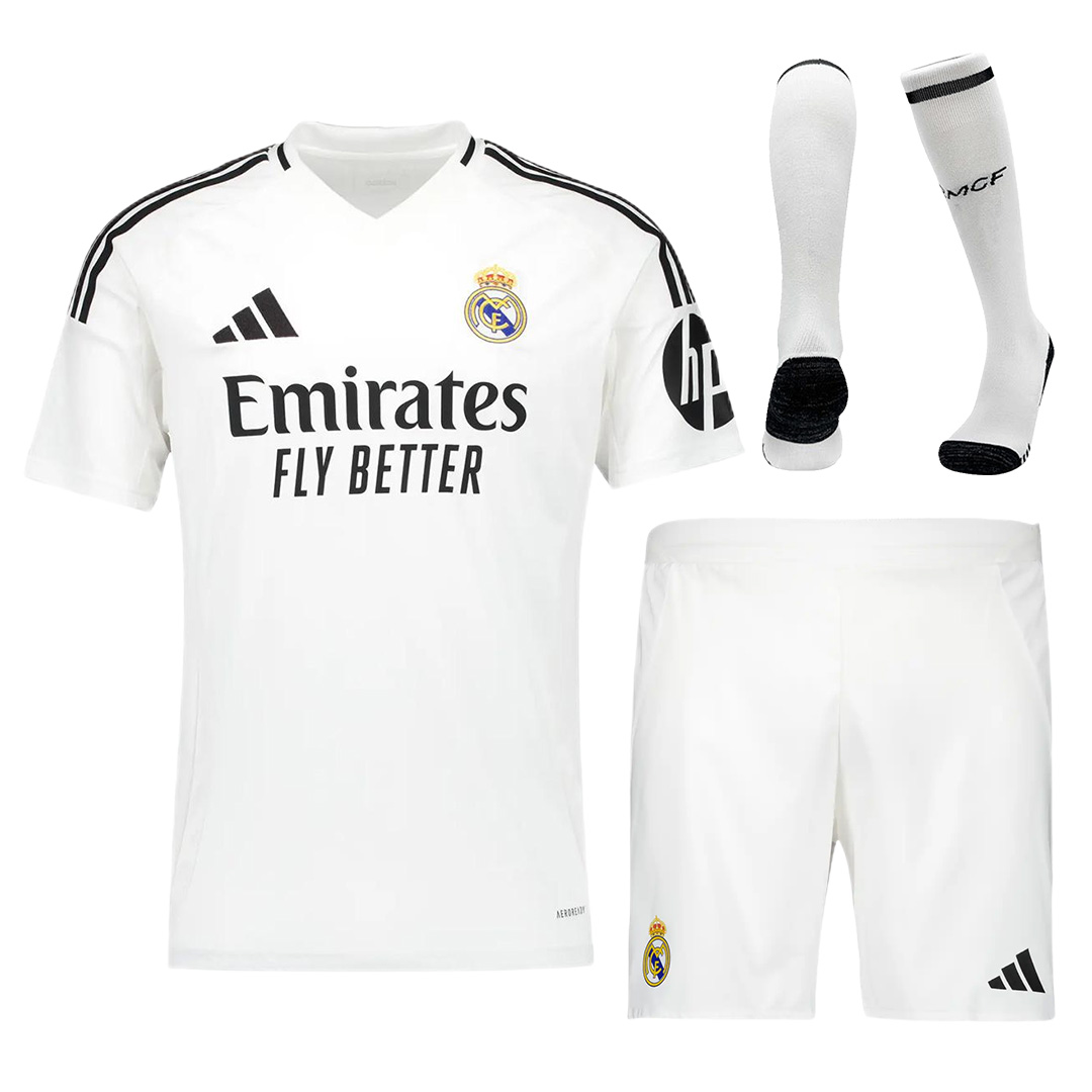 [Super Replica] Real Madrid Home Full Jersey Kit 2024/25 - minejerseys